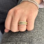 1.47ct Rainbow Sapphire. 1.75ct Diamond Gent's Ring set in 18k Yellow Gold - Image 3