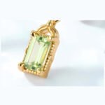 Teardrop Peridot August Birthstone Earrings - Image 5