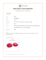 1.76ct Pair Oval Red Ruby from Mozambique - Image 23