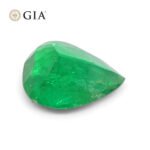 2.86ct Pear Vivid Green Emerald GIA Certified Colombia - Image 13