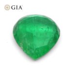2.86ct Pear Vivid Green Emerald GIA Certified Colombia - Image 14