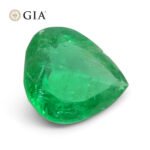 2.86ct Pear Vivid Green Emerald GIA Certified Colombia - Image 10