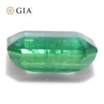 3.98ct Octagonal/Emerald Cut Green Emerald GIA Certified Zambia (F2) - Image 9