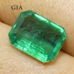 3.98ct Octagonal/Emerald Cut Green Emerald GIA Certified Zambia (F2) - Image 13
