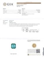 3.84ct Octagonal/Emerald Cut Green Emerald GIA Certified Zambia (F2) - Image 3
