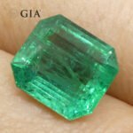 3.84ct Octagonal/Emerald Cut Green Emerald GIA Certified Zambia (F2) - Image 14