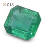 3.84ct Octagonal/Emerald Cut Green Emerald GIA Certified Zambia (F2) - Image 13