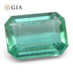 3.21ct Octagonal/Emerald Cut Green Emerald GIA Certified Zambia (F1) - Image 3
