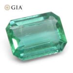 3.21ct Octagonal/Emerald Cut Green Emerald GIA Certified Zambia (F1) - Image 10