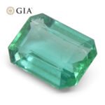 3.21ct Octagonal/Emerald Cut Green Emerald GIA Certified Zambia (F1) - Image 12