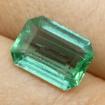 3.21ct Octagonal/Emerald Cut Green Emerald GIA Certified Zambia (F1) - Image 2