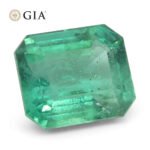 4.16ct Octagonal/Emerald Cut Green Emerald GIA Certified Zambia (F2) - Image 5