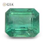 4.16ct Octagonal/Emerald Cut Green Emerald GIA Certified Zambia (F2) - Image 9