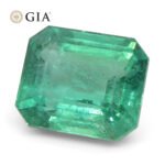 4.16ct Octagonal/Emerald Cut Green Emerald GIA Certified Zambia (F2) - Image 10