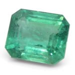 4.16ct Octagonal/Emerald Cut Green Emerald GIA Certified Zambia (F2) - Image 2