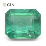 4.16ct Octagonal/Emerald Cut Green Emerald GIA Certified Zambia (F2) - Image 11