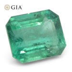 4.16ct Octagonal/Emerald Cut Green Emerald GIA Certified Zambia (F2) - Image 15