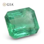 3.37ct Octagonal/Emerald Cut Green Emerald GIA Certified Zambia (F1) - Image 10