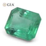 3.37ct Octagonal/Emerald Cut Green Emerald GIA Certified Zambia (F1) - Image 7