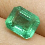 3.37ct Octagonal/Emerald Cut Green Emerald GIA Certified Zambia (F1) - Image 2