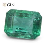 3.86ct Octagonal/Emerald Cut Green Emerald GIA Certified Zambia (F2) - Image 18