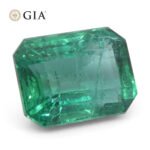 3.86ct Octagonal/Emerald Cut Green Emerald GIA Certified Zambia (F2) - Image 10