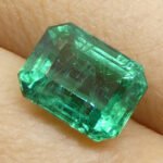 3.86ct Octagonal/Emerald Cut Green Emerald GIA Certified Zambia (F2) - Image 13