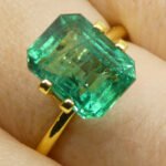 3.86ct Octagonal/Emerald Cut Green Emerald GIA Certified Zambia (F2) - Image 7