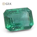 3.86ct Octagonal/Emerald Cut Green Emerald GIA Certified Zambia (F2) - Image 15