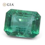 3.86ct Octagonal/Emerald Cut Green Emerald GIA Certified Zambia (F2) - Image 12