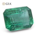 3.86ct Octagonal/Emerald Cut Green Emerald GIA Certified Zambia (F2) - Image 19