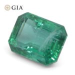 3.86ct Octagonal/Emerald Cut Green Emerald GIA Certified Zambia (F2) - Image 16