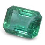 3.86ct Octagonal/Emerald Cut Green Emerald GIA Certified Zambia (F2) - Image 9