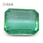 4.35ct Octagonal/Emerald Cut Green Emerald GIA Certified Zambia (F1) - Image 15