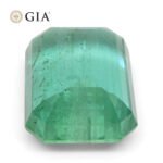 4.35ct Octagonal/Emerald Cut Green Emerald GIA Certified Zambia (F1) - Image 9