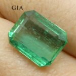 4.35ct Octagonal/Emerald Cut Green Emerald GIA Certified Zambia (F1) - Image 13