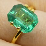 2.95ct Octagonal/Emerald Cut Green Emerald GIA Certified Zambia (F1) - Image 2
