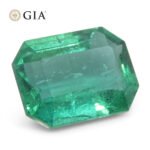 2.95ct Octagonal/Emerald Cut Green Emerald GIA Certified Zambia (F1) - Image 13