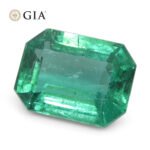 2.95ct Octagonal/Emerald Cut Green Emerald GIA Certified Zambia (F1) - Image 4