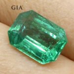 2.95ct Octagonal/Emerald Cut Green Emerald GIA Certified Zambia (F1) - Image 15