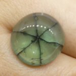 11.08ct Round Green and Black Trapiche Emerald GIA Certified Colombia (F1) - Image 9