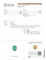 3ct Octagonal/Emerald Cut Green Emerald GIA Certified Zambia (F1) - Image 4