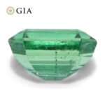 3ct Octagonal/Emerald Cut Green Emerald GIA Certified Zambia (F1) - Image 9