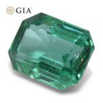 3ct Octagonal/Emerald Cut Green Emerald GIA Certified Zambia (F1) - Image 10