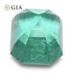 3ct Octagonal/Emerald Cut Green Emerald GIA Certified Zambia (F1) - Image 13