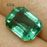 3ct Octagonal/Emerald Cut Green Emerald GIA Certified Zambia (F1) - Image 14