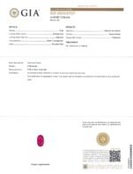 2.38ct Oval Purplish Red Ruby GIA Certified Tajikistan Unheated - Image 3