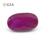 2.38ct Oval Purplish Red Ruby GIA Certified Tajikistan Unheated - Image 5