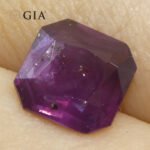 2.63ct Octagonal/Square Purple-Red Natural Ruby GIA Certified East Africa Unheated - Image 4