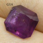 2.63ct Octagonal/Square Purple-Red Natural Ruby GIA Certified East Africa Unheated - Image 6